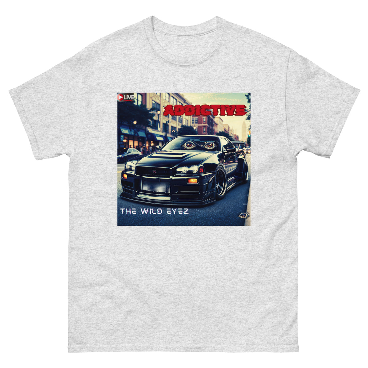 THE WILD EYEZ ADDICTIVE ALBUM COVER T-SHIRT