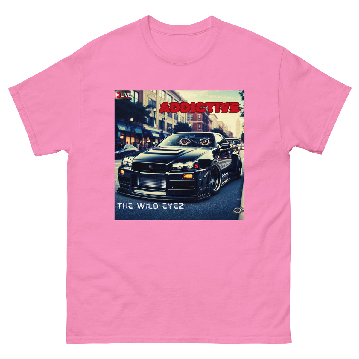 THE WILD EYEZ ADDICTIVE ALBUM COVER T-SHIRT