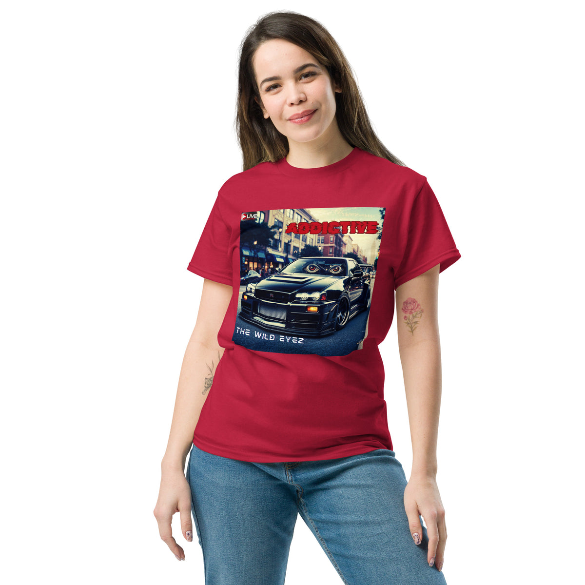 THE WILD EYEZ ADDICTIVE ALBUM COVER T-SHIRT
