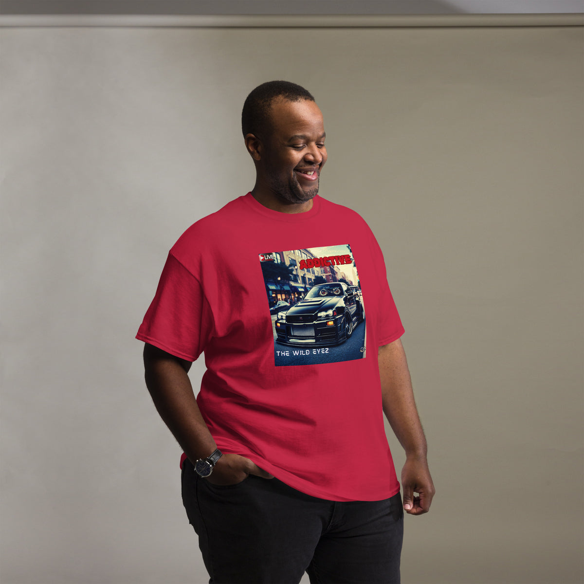 THE WILD EYEZ ADDICTIVE ALBUM COVER T-SHIRT