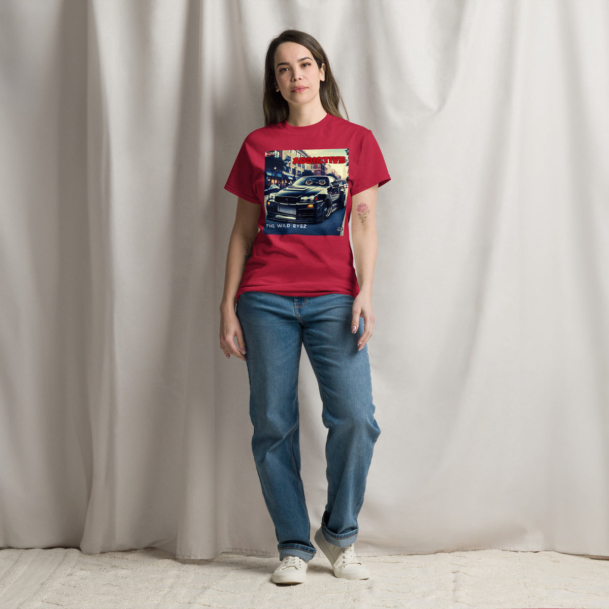 THE WILD EYEZ ADDICTIVE ALBUM COVER T-SHIRT