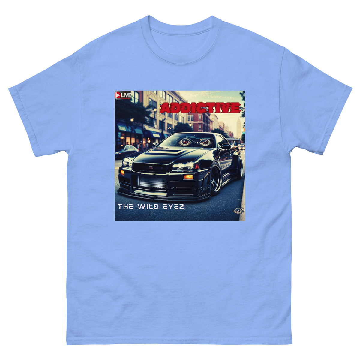 THE WILD EYEZ ADDICTIVE ALBUM COVER T-SHIRT
