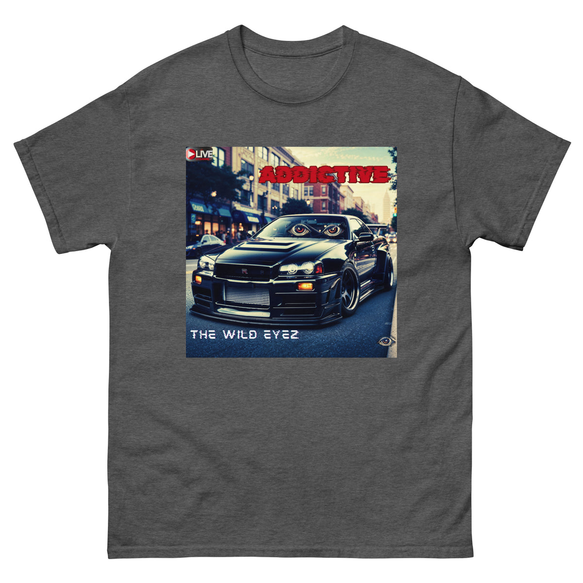 THE WILD EYEZ ADDICTIVE ALBUM COVER T-SHIRT