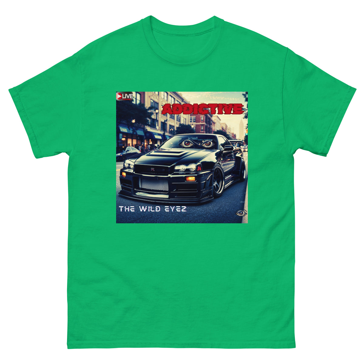 THE WILD EYEZ ADDICTIVE ALBUM COVER T-SHIRT