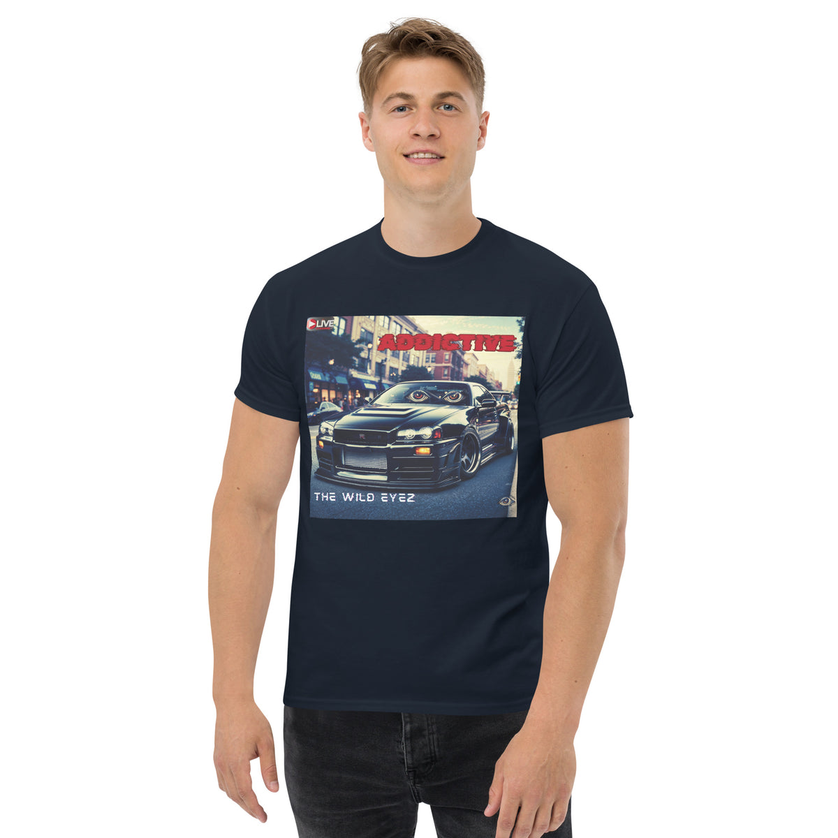 THE WILD EYEZ ADDICTIVE ALBUM COVER T-SHIRT