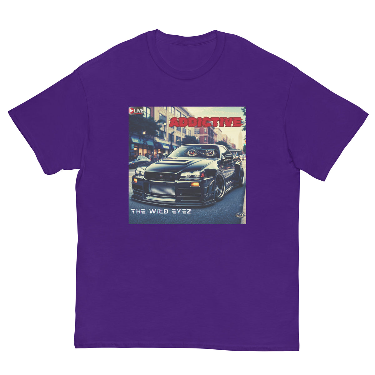 THE WILD EYEZ ADDICTIVE ALBUM COVER T-SHIRT