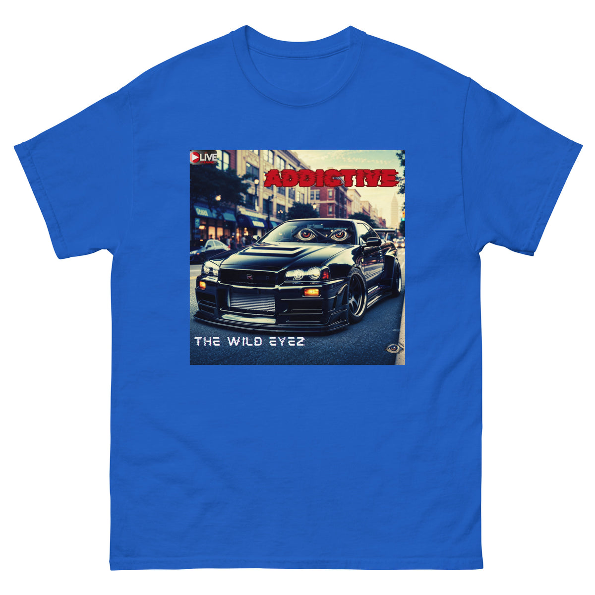 THE WILD EYEZ ADDICTIVE ALBUM COVER T-SHIRT