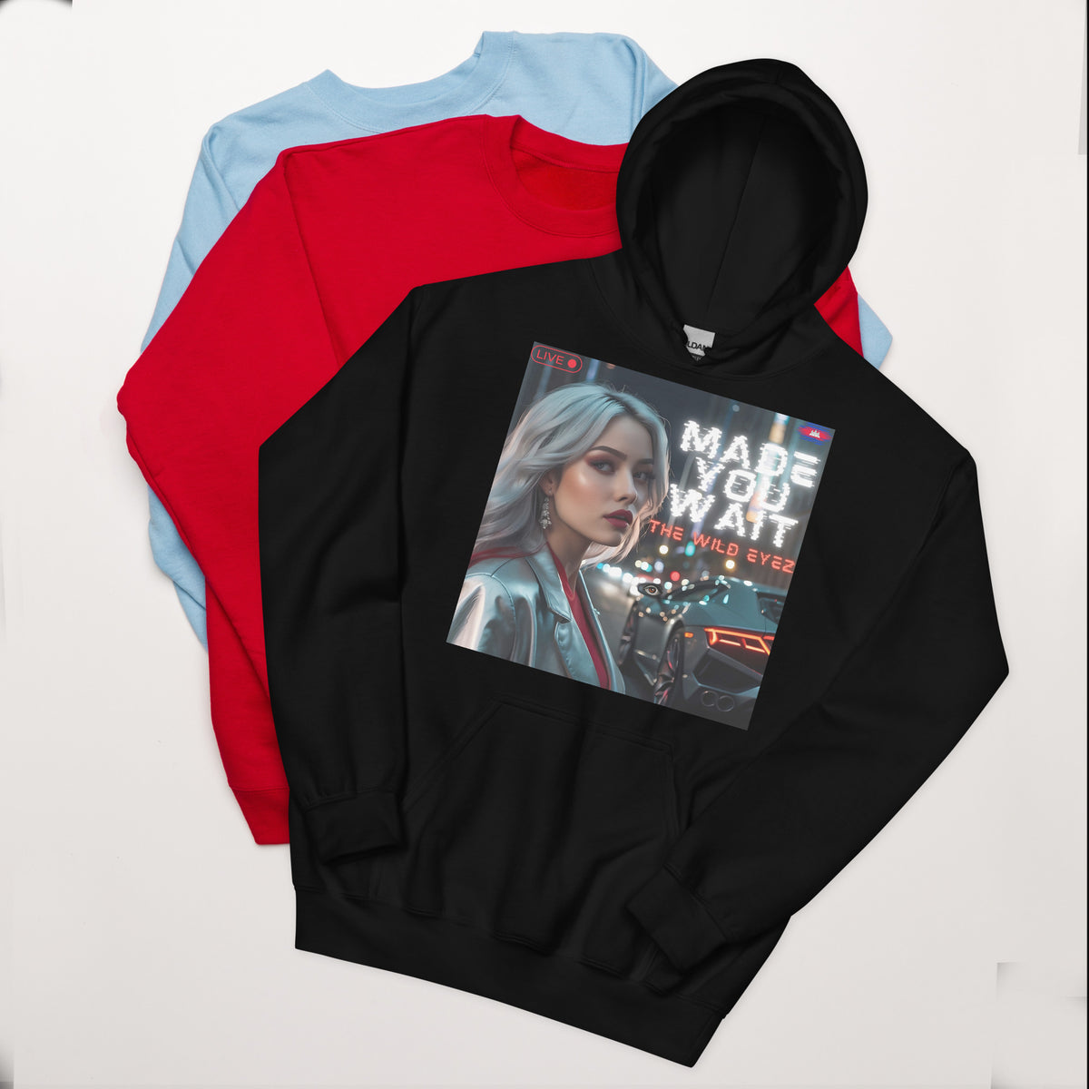 THE WILD EYEZ ALBUM COVER MADE YOU WAIT HOODIE