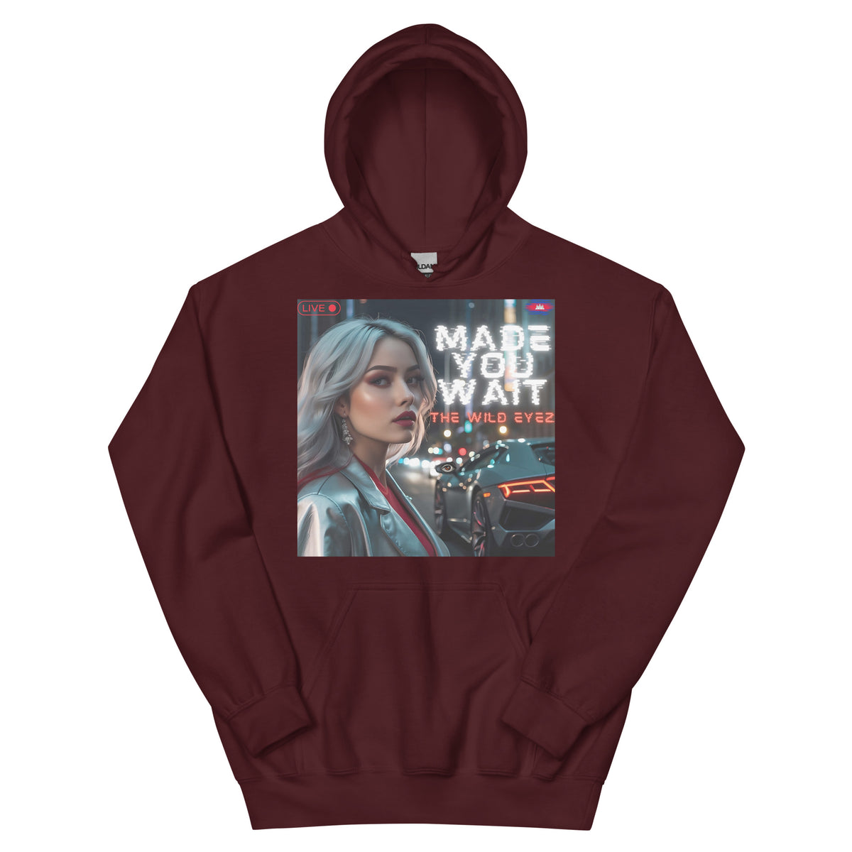THE WILD EYEZ ALBUM COVER MADE YOU WAIT HOODIE
