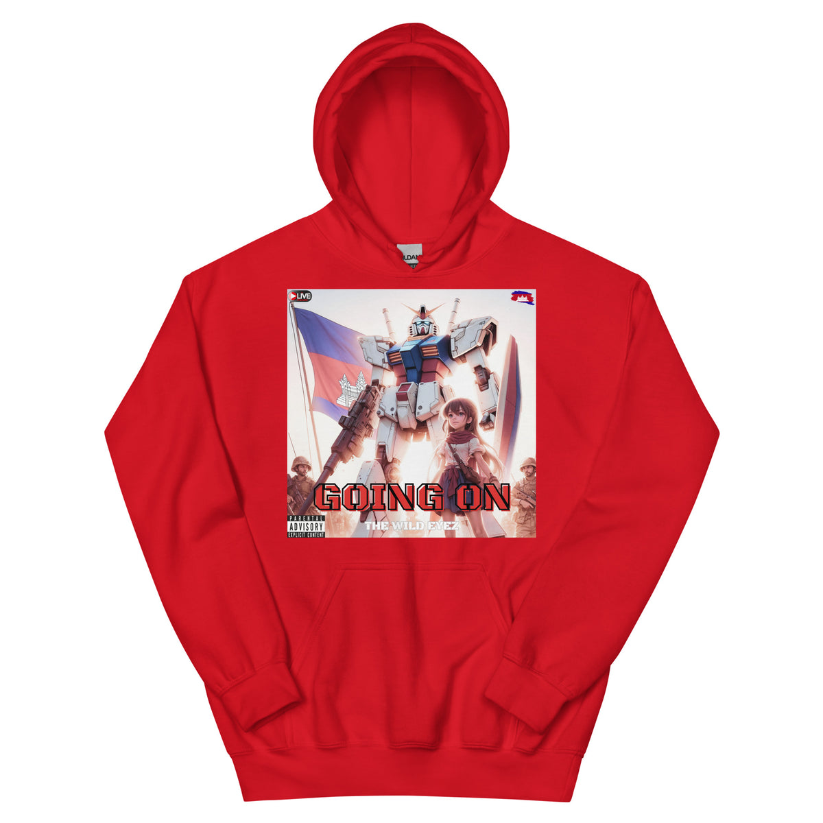 THE WILD EYEZ ALBUM COVER GOING ON HOODIE