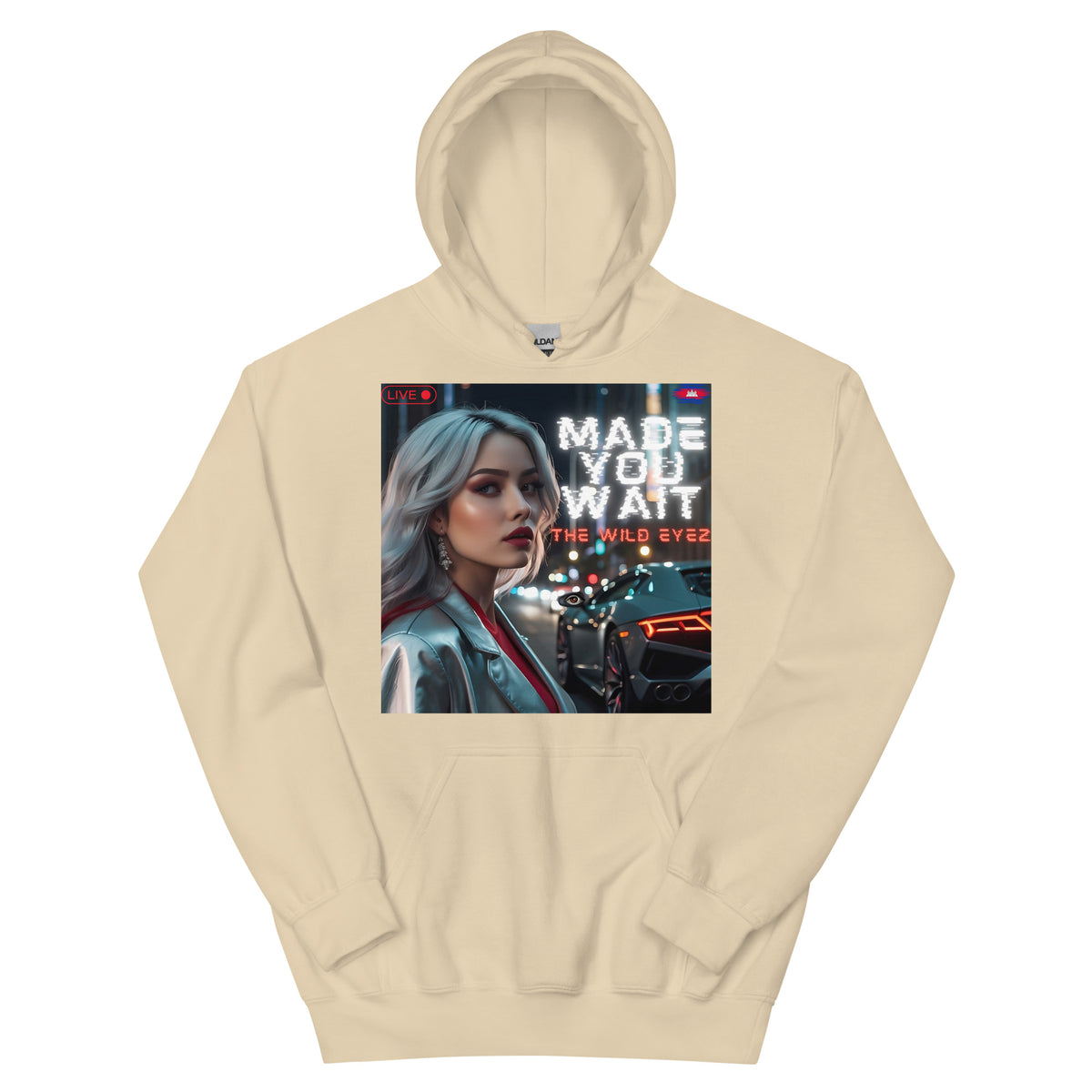 THE WILD EYEZ ALBUM COVER MADE YOU WAIT HOODIE