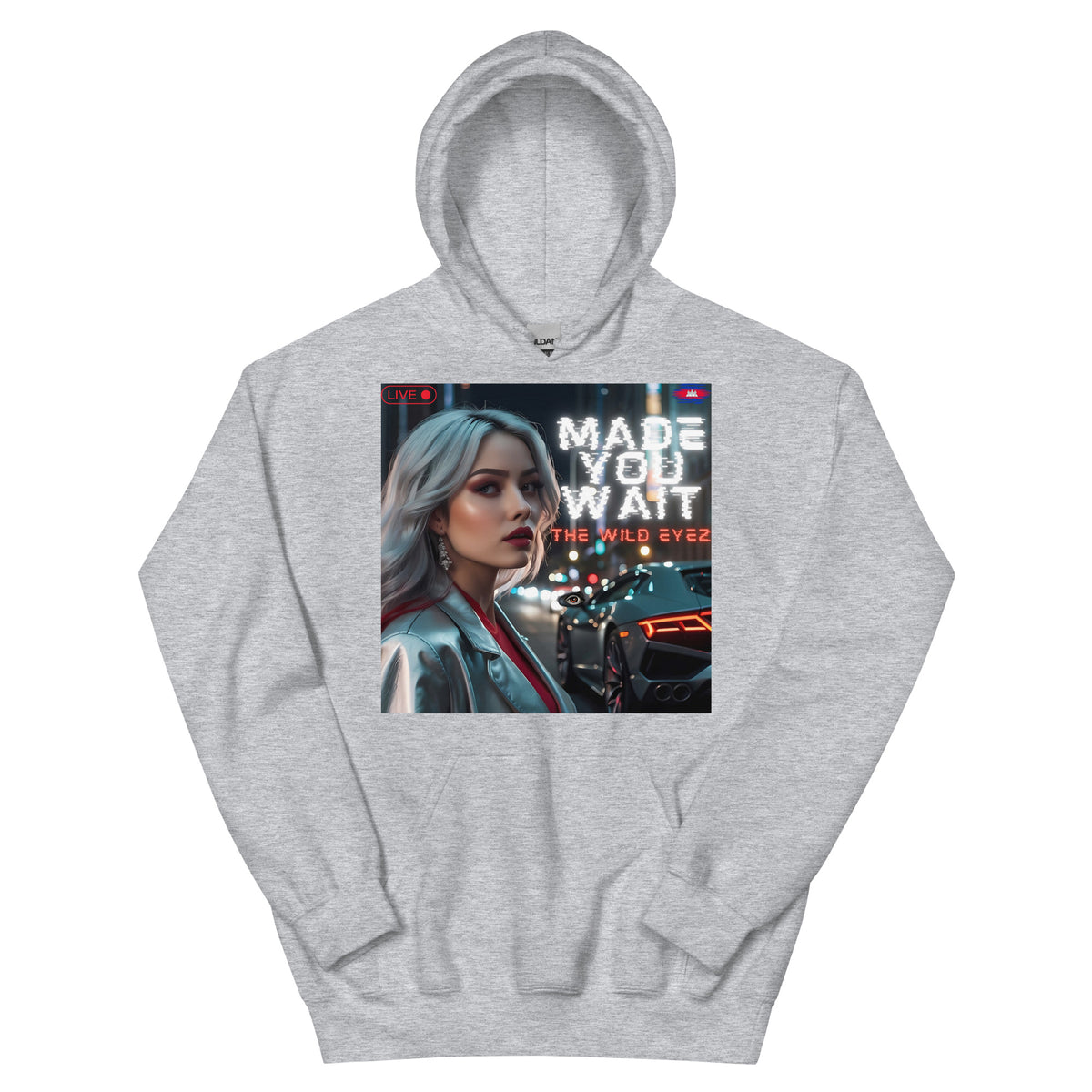 THE WILD EYEZ ALBUM COVER MADE YOU WAIT HOODIE